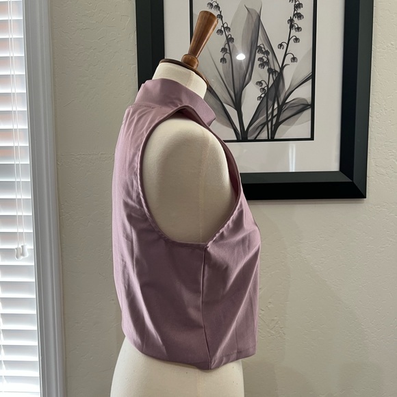 Purple Calvin Klein Performance crop top size XL - Picture 3 of 10